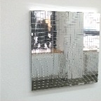 GEORG TAGWERKER, Casino #XS1, Spiegelmosaikfolie auf Spanplatte, 30cm x 30cm, 2006