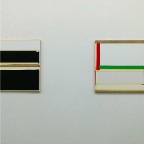 Joachim Grommek, o.T.#162, 50x50cm, Lack, Acryl, Öl, Grund auf Spanplatte, 2012 