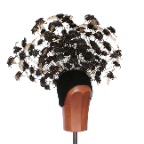 scarab hat or the pleasure of your company is requested, wearable sculpture, 140 scarabaus sacer,